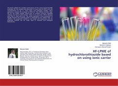 HF-LPME of hydrochlorothiazide based on using ionic carrier