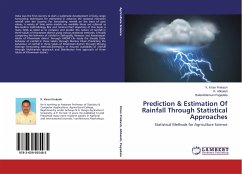 Prediction & Estimation Of Rainfall Through Statistical Approaches