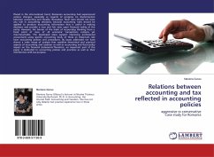 Relations between accounting and tax reflected in accounting policies