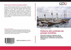 Historia del contrato de pasaje marítimo - Zambrana Moral, Patricia