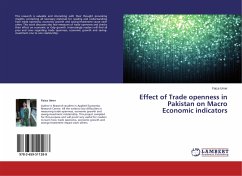 Effect of Trade openness in Pakistan on Macro Economic indicators