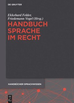 Handbuch Sprache im Recht