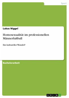 Homosexualität im professionellen Männerfußball (eBook, PDF)