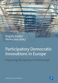 Participatory Democratic Innovations in Europe (eBook, PDF)