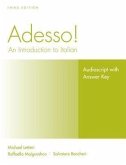 Adesso!, Audioscript and Answer Key Student Solution Manual: An Introduction to Italian