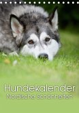 Hundekalender - Nordische Schönheiten (Tischkalender immerwährend DIN A5 hoch)