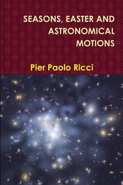 Cover SEASONS, EASTER AND ASTRONOMICAL MOTIONS