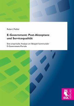 E-Government: Post-Akzeptanz und Servicequalität - Piehler, Robert