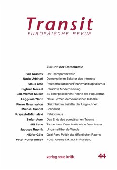 Transit 44. Europäische Revue (eBook, PDF) - Offe, Claus; Sandel, Michael; Rupnik, Jacques