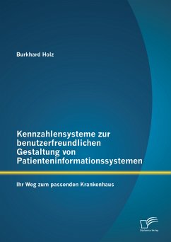 Kennzahlensysteme zur benutzerfreundlichen Gestaltung von Patienteninformationssystemen: Ihr Weg zum passenden Krankenhaus (eBook, PDF) - Holz, Burkhard