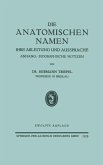 Die Anatomischen Namen Die Anatomischen Namen