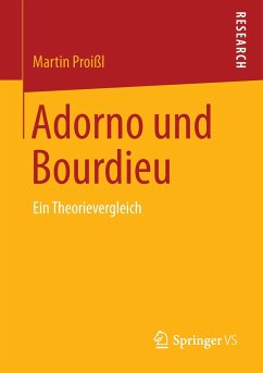 Adorno und Bourdieu - Proißl, Martin