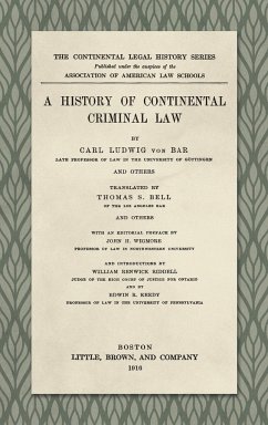 A History of Continental Criminal Law (1916)