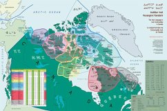 Map of the Inuit Language in Inuit Communities in Canada - Sontag, Natascha