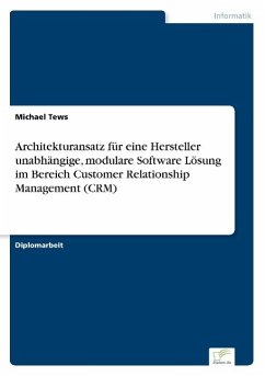 Architekturansatz für eine Hersteller unabhängige, modulare Software Lösung im Bereich Customer Relationship Management (CRM)