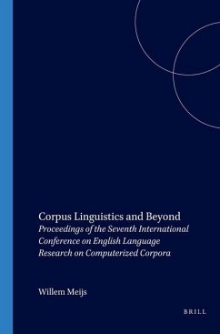 Corpus Linguistics and Beyond - MEIJS, Willem (ed.)