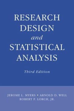 Research Design and Statistical Analysis - Myers, Jerome L; Well, Arnold D; Lorch Jr, Robert F