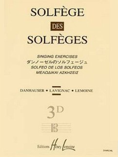 Solfege des solfeges vol.3d singing exercises lecons progressives Solfege des solfeges vol.3d singing exercises lecons progressives