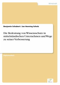 Die Bedeutung von Wissensschutz in mittelständischen Unternehmen und Wege zu seiner Verbesserung - Scholz, Jan Henning;Schubert, Benjamin