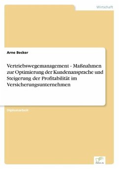 Vertriebswegemanagement - Maßnahmen zur Optimierung der Kundenansprache und Steigerung der Profitabilität im Versicherungsunternehmen - Becker, Arne