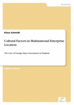 Cultural Factors in Multinational Enterprise Location - Schmidt, Klaus