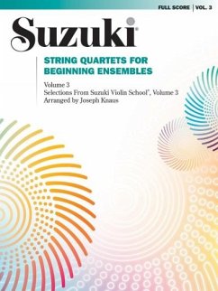 String Quartets for Beginning Ensembles, Vol 3 - Knaus, Joseph;Suzuki, Shinichi