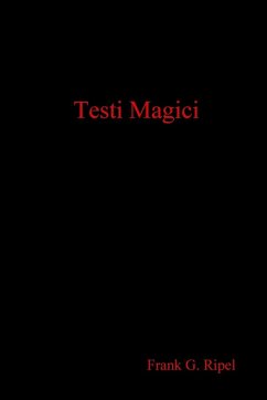 Testi Magici - Ripel, Frank G.
