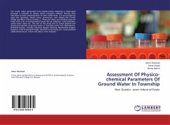Assessment Of Physico-chemical Parameters Of Ground Water In Township - Shahzad, Asma;Amjad, Rana;Hamid, Almas