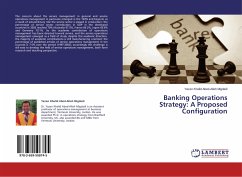 Banking Operations Strategy: A Proposed Configuration