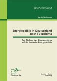 Energiepolitik in Deutschland nach Fukushima: Der Einfluss des Atomunglücks auf die deutsche Energiepolitik (eBook, PDF)