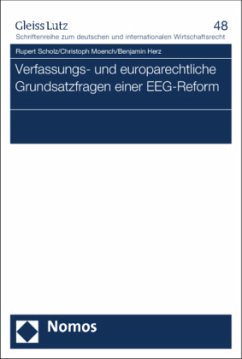 Cover Verfassungs- und europarechtliche Grundsatzfragen einer EEG-Reform