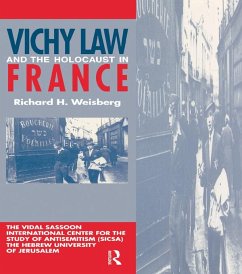 Cover Vichy Law and the Holocaust in France (eBook, ePUB)