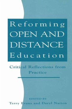 Cover Reforming Open and Distance Education (eBook, ePUB)