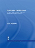 Positional Faithfulness (eBook, PDF)