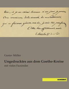 Cover Ungedrucktes aus dem Goethe-Kreise