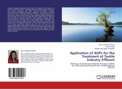 Application of AOPs for the Treatment of Textile Industry Effluent