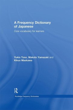 Cover A Frequency Dictionary of Japanese (eBook, ePUB)