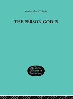 The Person God Is (eBook, PDF) - Bertocci, Peter A.