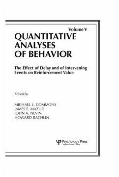 The Effect of Delay and of Intervening Events on Reinforcement Value (eBook, ePUB)