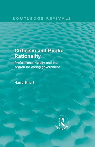 Criticism and Public Rationality (eBook, ePUB)