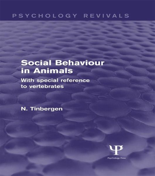 Social Behaviour in Animals (Psychology Revivals) (eBook, PDF)