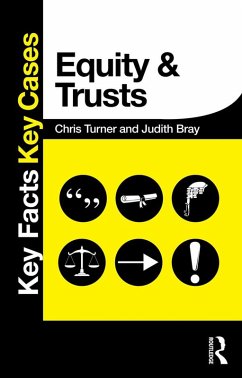 Equity and Trusts (eBook, ePUB) - Turner, Chris; Bray, Judith