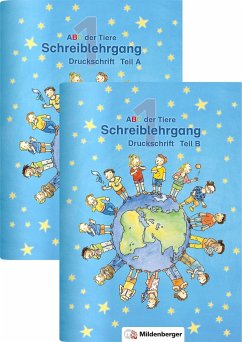 ABC der Tiere 1 · Schreiblehrgang Druckschrift Teil A und B - zu Lesen in Silben (Silbenfibel®) · Ausgabe Bayern - Kuhn, Klaus