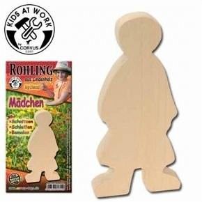 Corvus A600714 - Kids-at-Work, Schnitzrohling, Mädchen Corvus A600714 - Kids-at-Work, Schnitzrohling, Mädchen