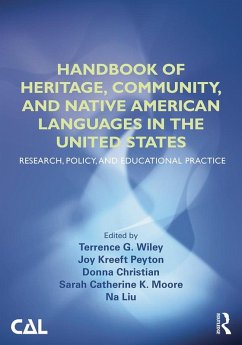 Cover Handbook of Heritage, Community, and Native American Languages in the United States (eBook, PDF)
