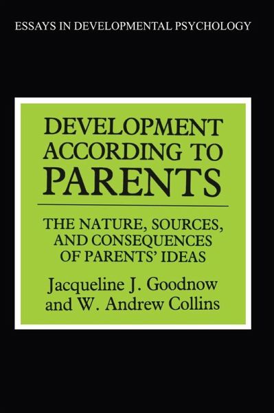 Development According to Parents (eBook, ePUB)