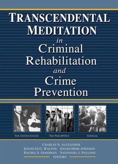 Cover Transcendental Meditation® in Criminal Rehabilitation and Crime Prevention (eBook, ePUB)