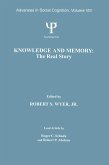Knowledge and Memory: the Real Story (eBook, ePUB)