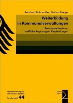 Weiterbildung in Kommunalverwaltungen - Bahnmüller, Reinhard;Hoppe, Markus