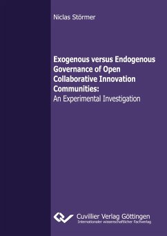 Cover Exogenous versus Endogenous Governance of Open Collaborative Innovation Communities
